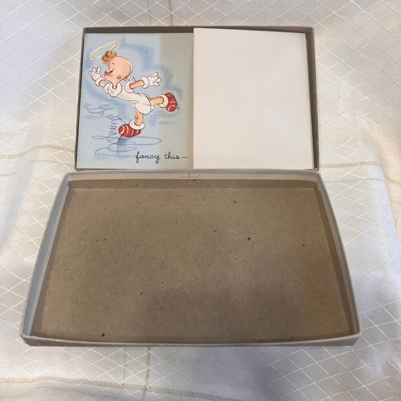 Vintage Christmas Cards Set, Smarty Pants Series Cartoon Christmas Greeting Card - Picture 10 of 10